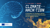 Promotional flyer for Climate Hacktion