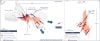 Figure 2: K-Zone sections showing 0.18 g/t AuEq5 grade shell footprint with 2025 maiden mineral resource measured and indicated constraining shape and 2026 significant intercepts: A) downdip view of the K-Zone footprint denoting mineral resource expansion drilling and planned development; B) 400 meters section view looking west (in mine-grid) demonstrating potential resource expansion through 2026 significant core drilling intercepts
