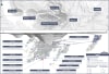 Figure 3: Rainy River Plan View (top) and Underground Long Section (bottom): New Core Drilling Results
