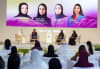 Women leaders and technology experts during a session at the Women in Technology 2026 Forum in Sharjah (Photo: AETOSWire)