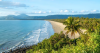 Aerial view of Four Mile Beach, located approximately 350 metres on foot from BeCHe Estate.