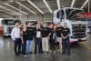 Image caption: Four generations of the Borger family and the City Hino team. 