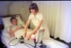 Nurse attending patient during placement at The Alfred Hospital