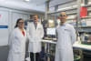 Dr Esther Bandala-Sanchez, Dr Miles Horton and Dr Tom Lew led development of the promising new gene-editing platform.