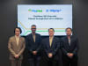 From left to right: Michael Guo, General Manager of Alipay+ SEA, ANZ and South Asia, Ant International; Praveen Rajan, Chief Executive Officer of PayNet; Danny Chung, General Manager of Alipay+ Global Growth Center, Ant International; and Azrul Fakhzan B. Mainor, Chief Commercial Officer of PayNet.