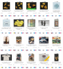 A screenshot from the Lloyds Auctions lot page showing the breadth of items featured across the Halloween auction event, including collectibles, jewellery, memorabilia, LEGO and vintage office items, with lots starting from $1.