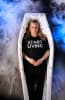  Taryn Brumitt in coffin to mark one million Aussies embracing death to start living 