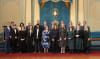 Her Excellency Professor the Honourable Margaret Gardner AC, Governor of Victoria (5th from right ) joins Expression CEO, Rebecca Adam (4th from right )  and members of the Deaf  Community to celebrate Expression Australia's 140 years of service.