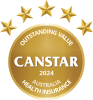 HCF wins Canstar's Outstanding Value - Health Insurance Australia award for ninth consecutive year. 