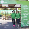 April Heard with Volunteer at STEPS Garden Centre