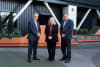 L-R: André Carstens, Professor Shelley Dolan and Professor Ken Smith. Credit: WEHI