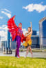 Nelson Smyles and Helena  Merten in Brisbane before LUZIA by Cirque du Soleil premieres_photo Jared Vethaak