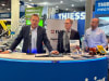 Thiess 2.jpeg: Thiess Group Executive Chair and CEO Michael Wright making remarks about the agreement collaboration of Thiess and FLANDERS, alongside
FLANDERS Chief Commercial Officer Wayne Chmiel and Thiess Group Executive - Americas Darrell White