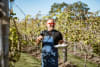 The Overflow Estate 1895's resident French chef Olivier Boudon who has created a menu fusing Mununjali and French cuisine, in collaboration with Mununjali Traditional Owners