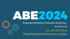 ABE2024 - Empowering Media Production & Delivery, 22-24 October, Royal Randwick Racecourse, Sydney.