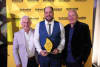 Shane Goodwin (centre) receives his award from Hydraulink Directors Noel Davies (left) and Lee Short (right)