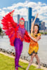 LUZIA's Nelson and Helena farewell Brisbane - photo at South Bank Brisbane