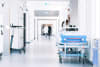 Stock image of hospital corridor.