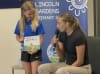 Author Mia Speed  at her former Primary School, reading her new book with her niece in her First Nations language, Wirangu. 