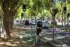 A seperated bike lane in Melbourne. (Image: Getty Images)