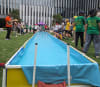 Competitors raced solar-powered boats as part of the Australian-International Model Solar Challenge. Image from UNSW Sydney