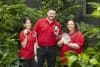 Coles team members Lindsey, Paul and Brooke with donation cards and Mum's Jam to support Hospitals United for Sick Kids.JPG