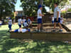 Creating a raised retaining wall around the tree provides opportunities for both active and quiet play at this school. Photo: Courtesy of Dr Aminpour.