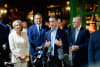 Credit: Ben Halcomb, 7 Chairs Photography

NSW Premier Chris Minns addressing the press at the official opening of Hay St Market at Paddy's.
