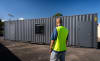 Modulate's Australian-manufactured portable building solutions are robustly engineered for low maintenance, maximising uptime over a 25-year life expectancy. The pictured container is a 12m x 2.4m Express Office featuring a separate restroom.
