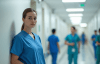 Stress and burnout on the rise for healthcare professionals - AI generated