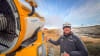 Hotham records coldest temperature for the year and begins snow gun testing. Pictured: Hotham Snowmaking and Grooming Manager Jesse Ruming on the tools this morning for the first snowmaking test of the year.