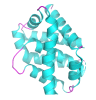 The structure of the 'cell killer' protein called BAX, that WEHI researchers have discovered how to block. Credit: WEHI