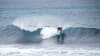 Surfing the break at Cemetery Bay, Norfolk Island.