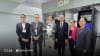 From left to right: Ben Lee and Mikko Välimäki of IQM Quantum Computers, Professor Kim Kiwoong of Chungbuk National University, Jyri Järviaho, Ambassador of Finland to South Korea, Jaana Tuomi, of Enter Espoo, Guensuk Ko of CBIST
