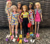 Some Barbies and their shoes. Author supplied