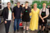 Kate Bracks, Matt Golinski, STEPS Pathways College Boarding Program student Alec, Kim McCosker, and STEPS Pathways College Day Program student Lachlan at Ready STEPS Cook.