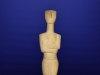 Statuette of a standing female figure. Hellenic National Archaeological Museum, ? 6195. From Naxos. 2800-2300 BCE. Marble.

Image © Ioannis Panagakos/Hellenic Ministry of Culture via Hellenic Museum.