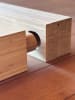 Close up of engineered bamboo joinery