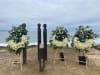 Unveiling of statues at Punta San José to honour the memory of Australian brothers Callum and Jake Robinson and their American friend Carter Rhoad