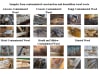 Samples from contaminated construction and demolition wood waste 