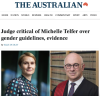 The Australian broke the story last night, revealing that Dr Michelle Telfer was the anonymous expert witness excoriated by Justice Strum for giving "misleading evidence".