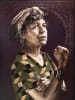 Floura an Iranian refugee painted by Kathrin, who immigrated to Australia 31 years ago. 
Painting by Kathrin Longhurst: Hambastegi, 2025, 91x121cm, oil and mixed media on linen