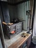 "Out in the country, it is second nature to use and reuse resources," says Simon Pullinger, whose recycling successes include this stove that is more than 100 years old.