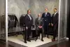 New Harrolds directors Arasch Enayat, Zia Khorram and Gino Pagano, with store manager Guillaume Lacroux.