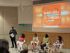 Bloodlines to Country conversation with respected Yuggera Elder, Aunty Kerry Charlton, producers and hosts of the award-winning Bloodlines to Country podcast; Karina Hogan, and Jenae Tien, hosted by Welcoming Universities Coordinator Cate Gilpin, and