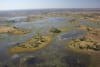 An aerial view of the Cubango-Okavango River Basin taken by Professor Richard Kingsford.