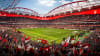 Benfica - New LED screen ribbon within the Estádio da Luz Stadium, seating bowl, part of the new masterplan for the Stadium, designed by Populous.