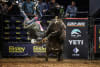 Diego Galdino takes a spectacular tumble at last weekend's PBR showdown in Cairns 