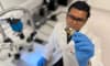 Pioneering progress: Dr Peter Francis Mathew Elango showcases sensor innovation at RMIT University. Credit: Will Wright, RMIT University