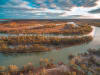 2025 Ricardo Water Markets Report. Aerial view of Murray River at Kingston on Murray, Riverland, South Australia. Source: Shutterstock.